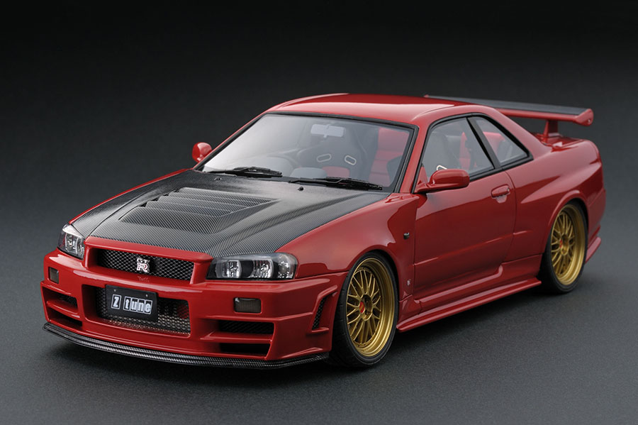 IG0016 1/18 Nismo R34 GT-R Z-tune Red | LINE UP | ignition model 