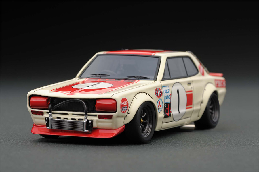 IG0168 1/43 Nissan Skyline 2000 GT-R (KPGC10) (#1) 1971 Fuji 