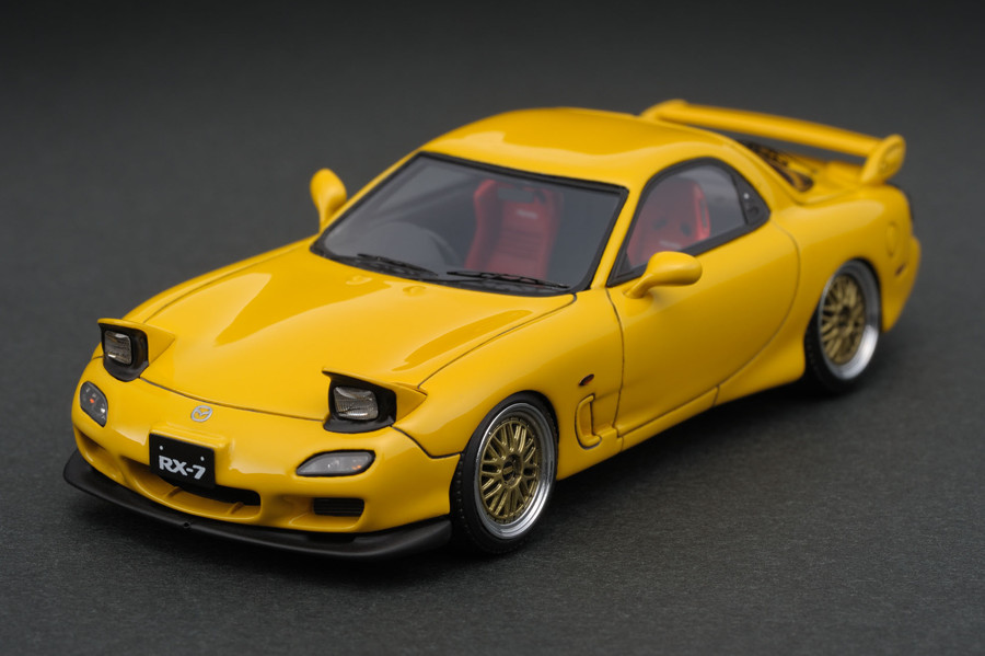 IG0271 1/43 Mazda RX-7 (FD3S) Type RS Yellow | LINE UP | ignition 