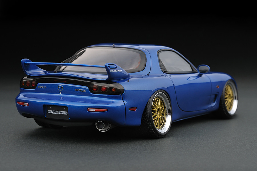 IG0295 1/18 Mazda RX-7 (FD3S) Mazda Speed Aspec Blue | LINE UP 