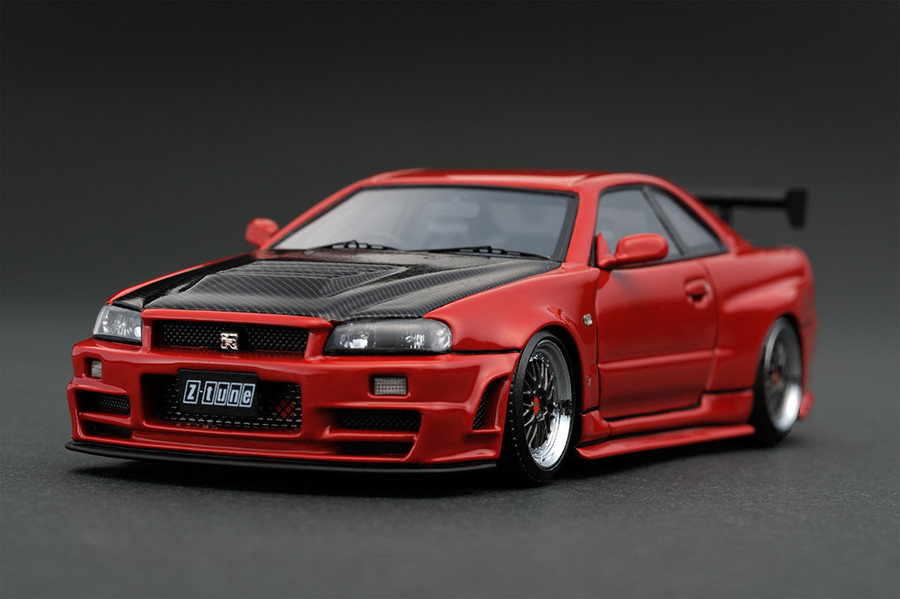 IG0607 1/43 Nismo R34 GT-R Z-tune Red | LINE UP | ignition model 