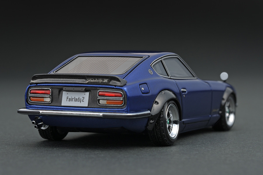 IG0757 1/43 Nissan Fairlady Z (S30) Blue ※Hayashi-Wheel | LINE UP 