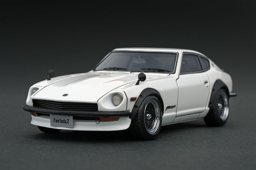 IG0780 1/43 Nissan Fairlady Z (S30) White | LINE UP | ignition 