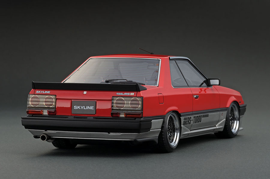 IG0992 1/18 Nissan Skyline 2000 RS-X Turbo-C (R30) Red/Silver