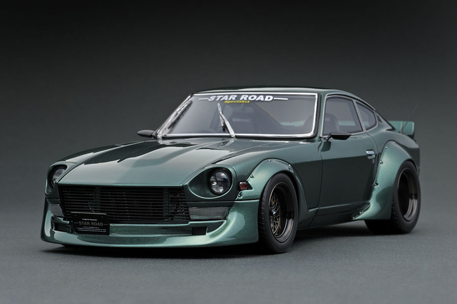 IG1360 1/18 Nissan Fairlady Z (S30) STAR ROAD Green | LINE UP