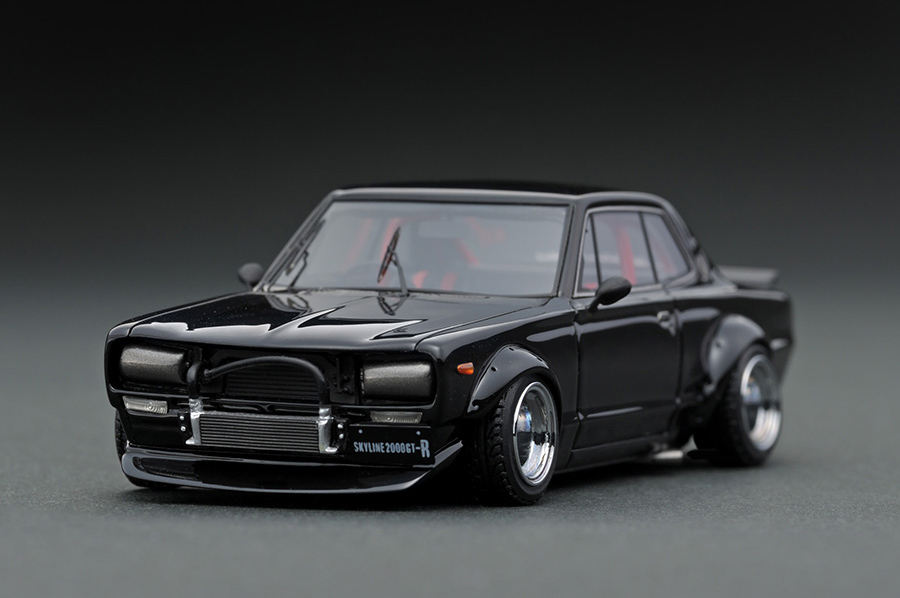 IG1604 1/43 Nissan Skyline 2000 GT-R (KPGC10) Black Metallic 