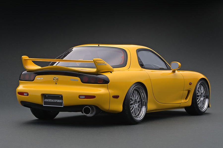 IG1833 1/12 Mazda RX-7 (FD3S) Mazda Speed Aspec Yellow | LINE UP 