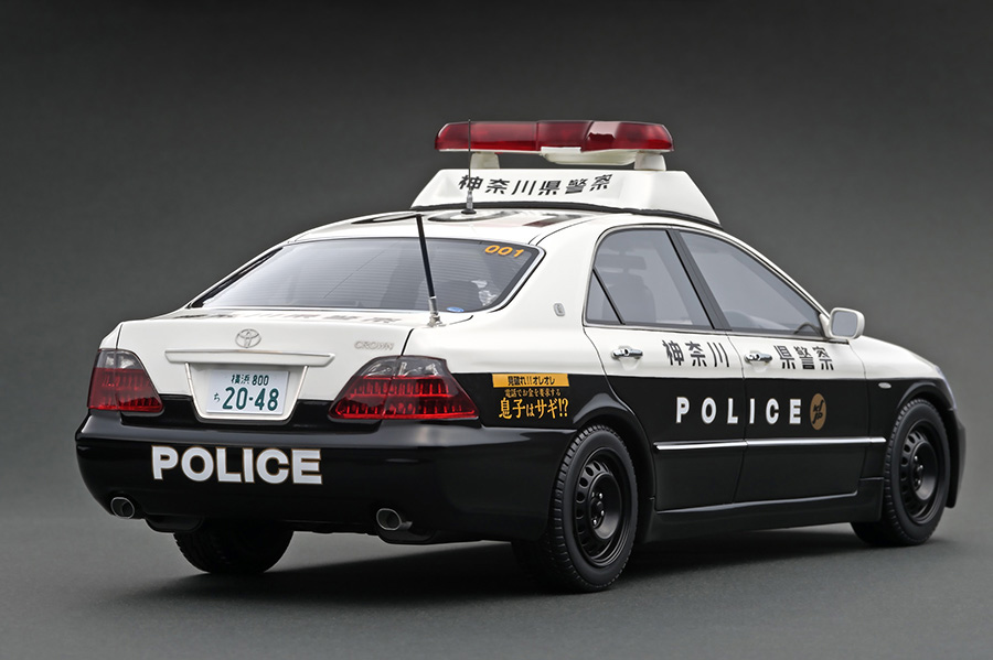 IG2048 1/18 Toyota Crown (GRS180) 神奈川県警 自動車警ら隊001号 