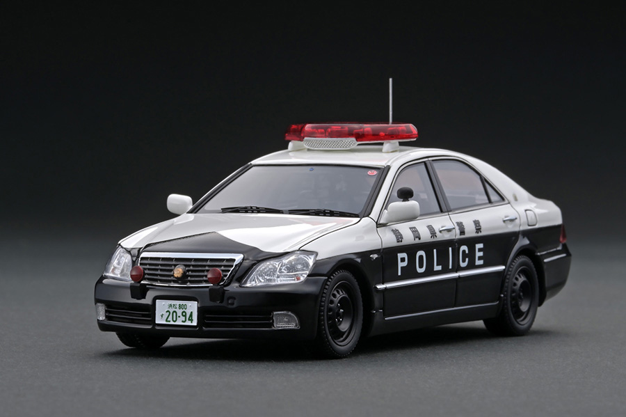 IG2094 1/43 Toyota Crown (GRS180) 静岡県警 交通機動隊55号 LINE UP [公式] ignition  model すべてはミニチュアカーコレクターのために。