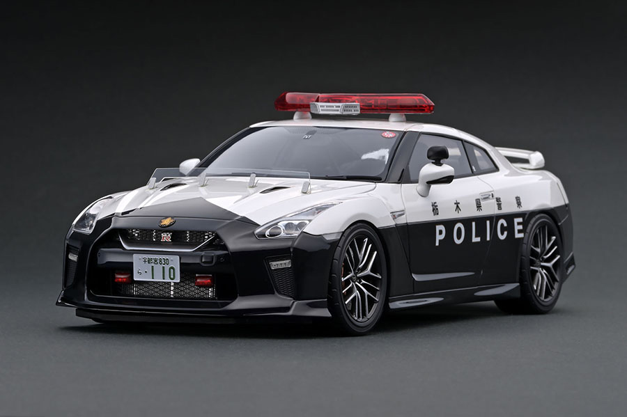 IG2124 1/18 Nissan GT-R (R35) 2018 栃木県警察高速道路交通警察 