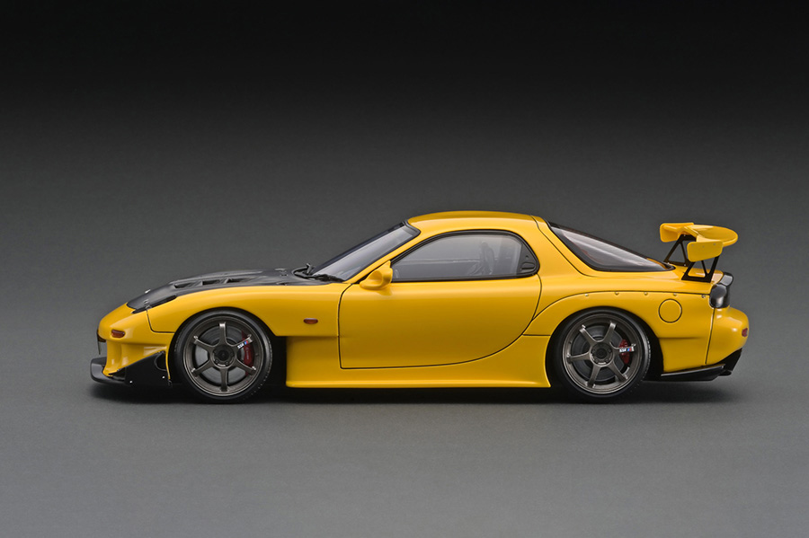 IG2228 1/18 MAZDA RX-7 (FD3S) Yellow | LINE UP | [公式] ignition