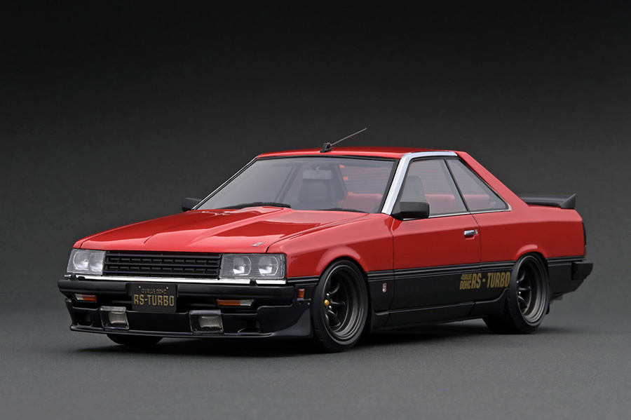 IG2347 1/18 Nissan Skyline 2000 RS-Turbo (R30) Red/Black With