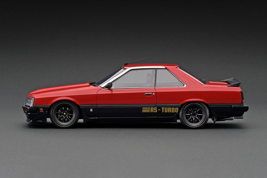 IG2347 1/18 Nissan Skyline 2000 RS-Turbo (R30) Red/Black With