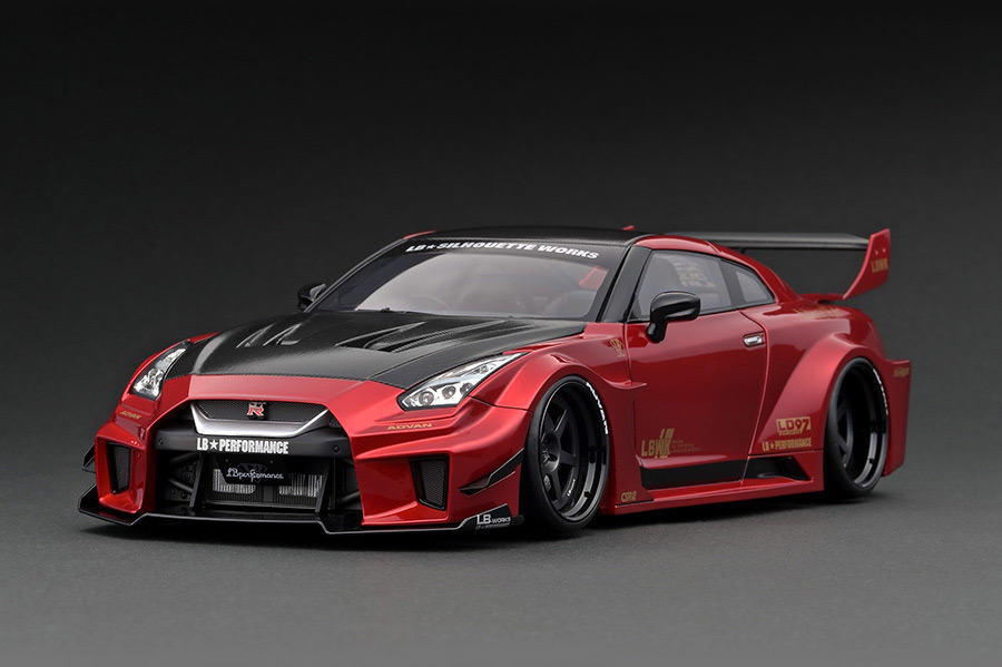 IG2354 1/18 LB-Silhouette WORKS GT Nissan 35GT-RR Red Metallic