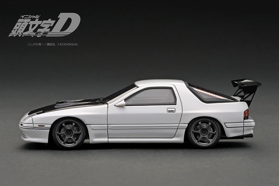 IG2878 1/43 INITIAL D Mazda Savanna RX-7 Infini (FC3S) White With 