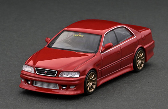 T64G-TL007-RE 1/64 VERTEX Chaser JZX100 Red Metallic | LINE UP 