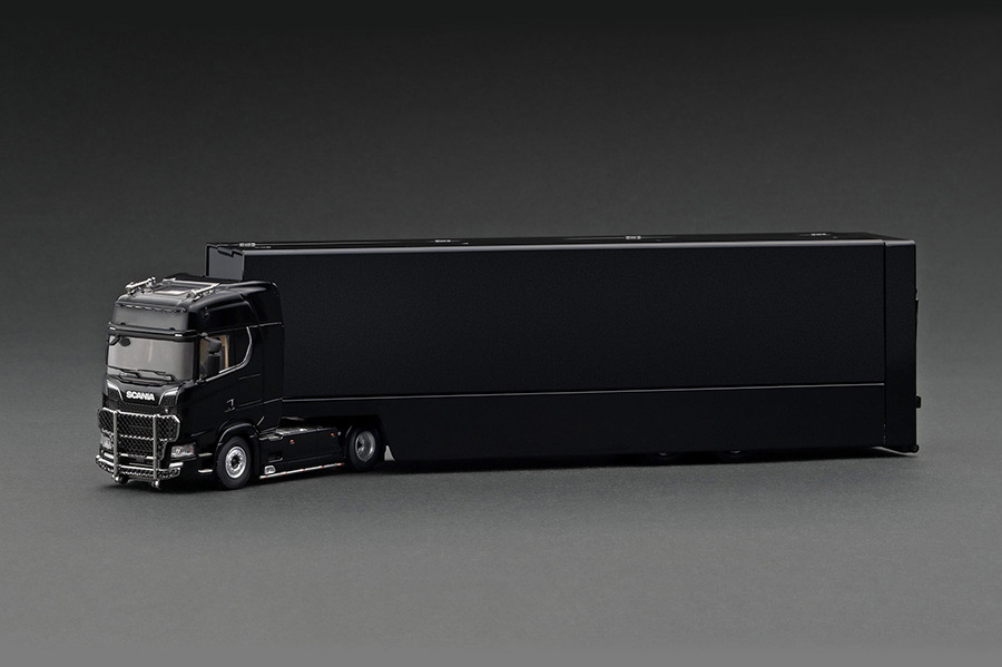 ミニチュア模型ミニカー  2023年3月以降発売予定EHD Trans Scania S-serie Next Gen 4x2 Highline met koeltrailerトラック  建設機械模型 工事車両 Tekno 50 ミニチュア
