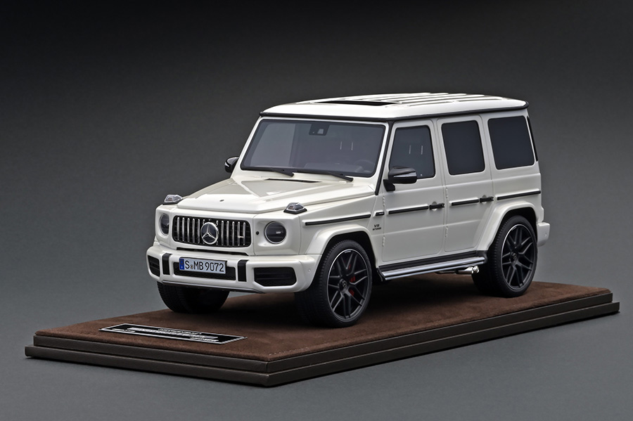 TK-MH018GLW 1/18 Mercedes-Benz AMG G63 Pearl White | LINE UP 